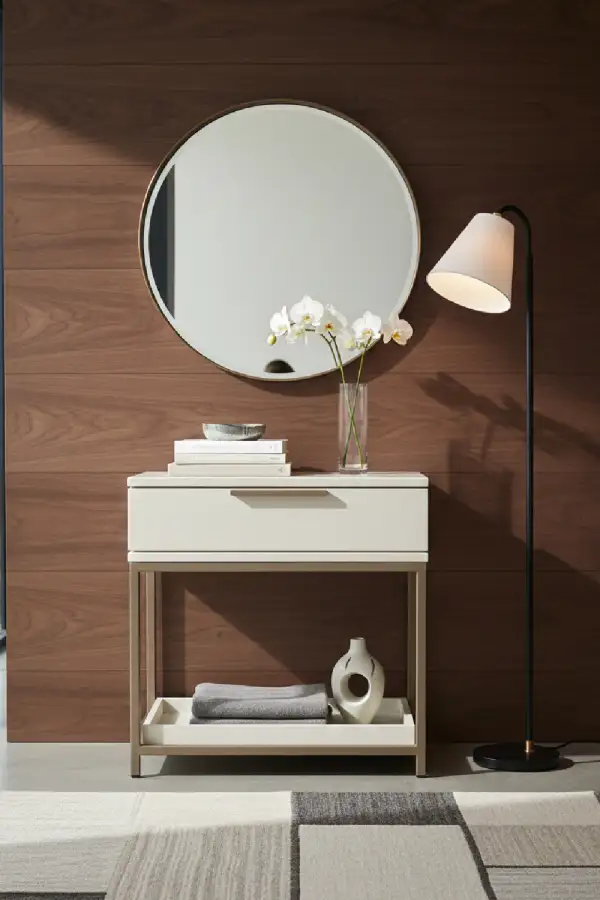 Refined Drawer Oak Nightstand