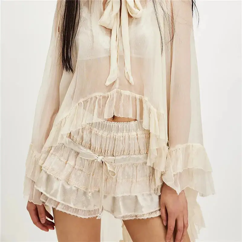 Refined Ruched Shorts