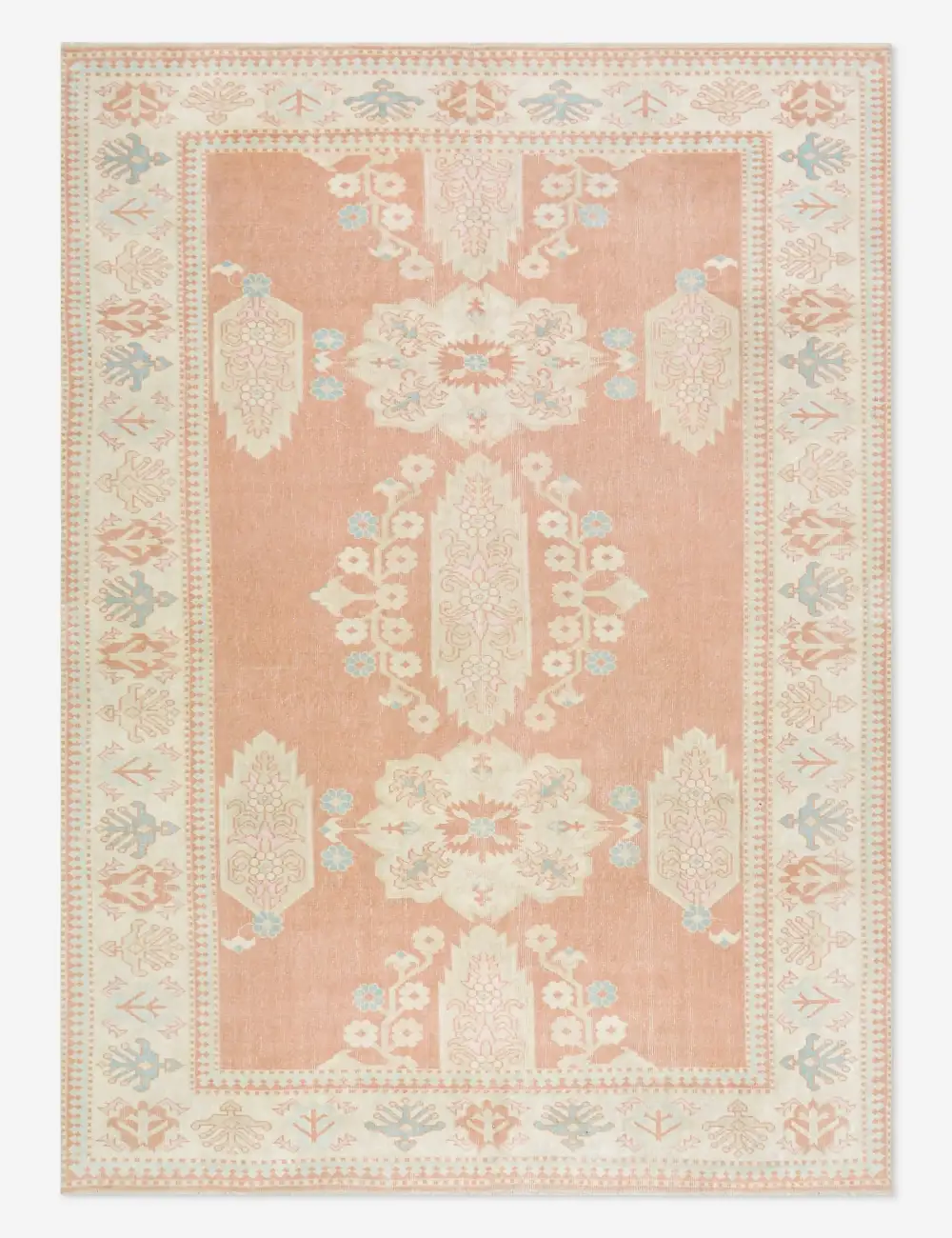 Rich Warm Striking Turkish Inspired Hand Knotted Wool Area Rug