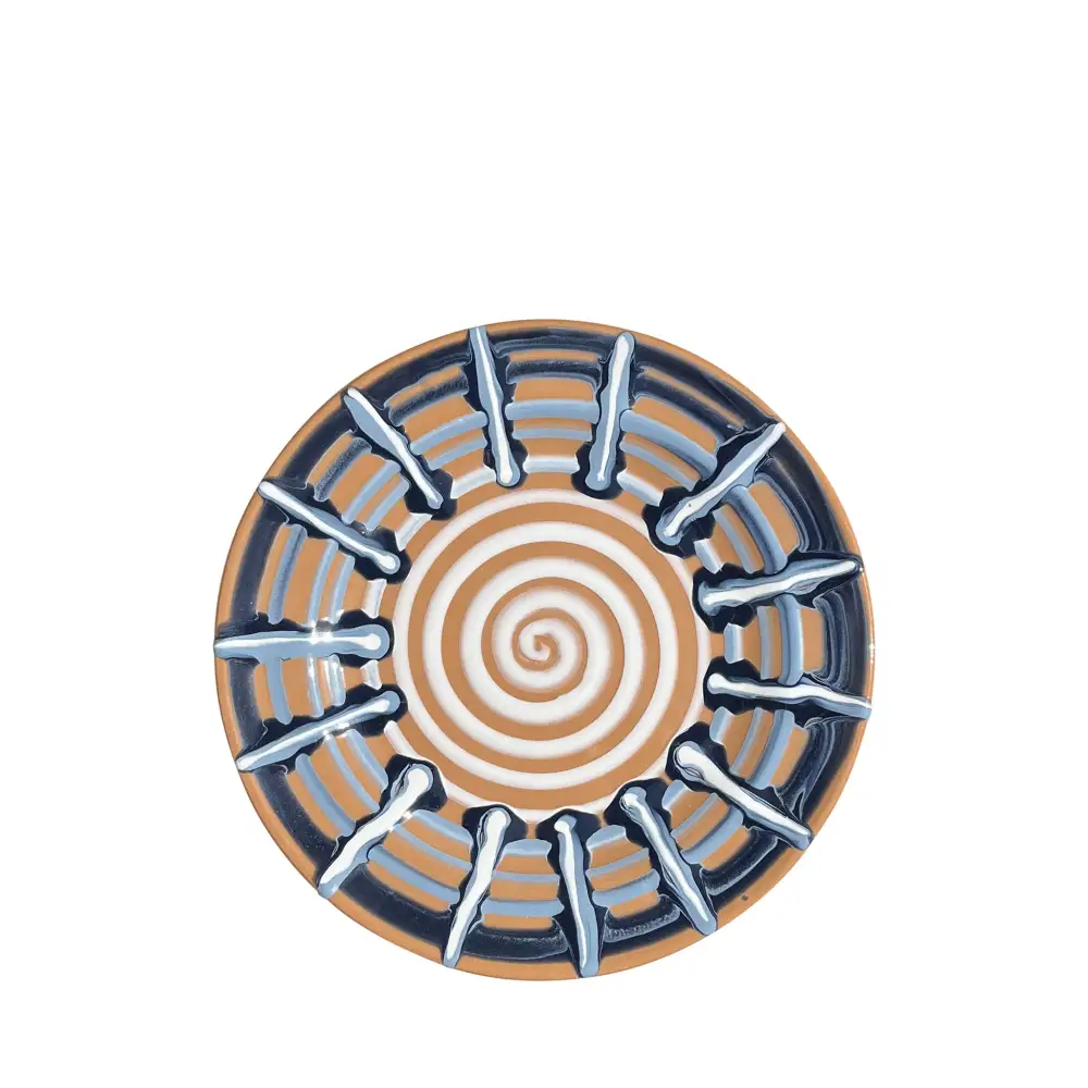 Hand-Painted Ceramic Dessert And Side Plate