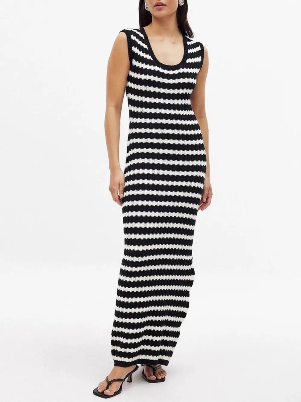 Classic Sleeveless Midi Dress