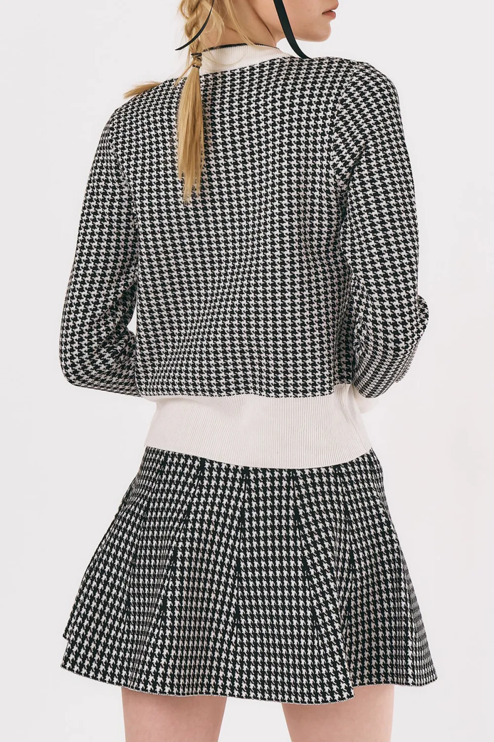Hazel Knitted Cardi And Skirt Set