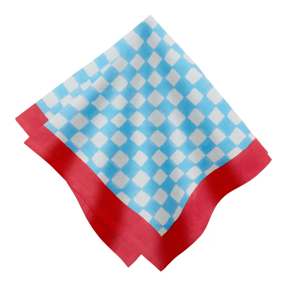 Airy Gingham Check Napkin Set