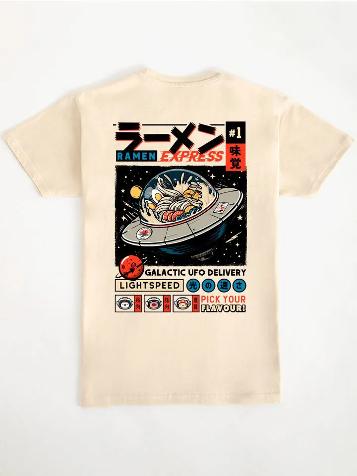 Food Pattern Crew Neck T-Shirt