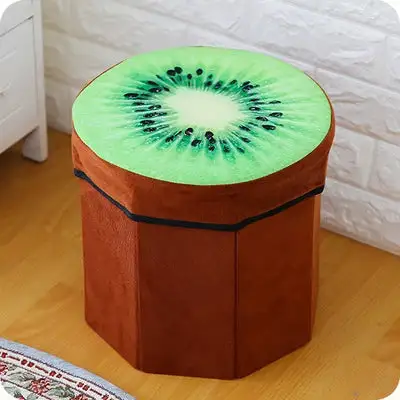 Folding Fruit Shape Stool + Storage