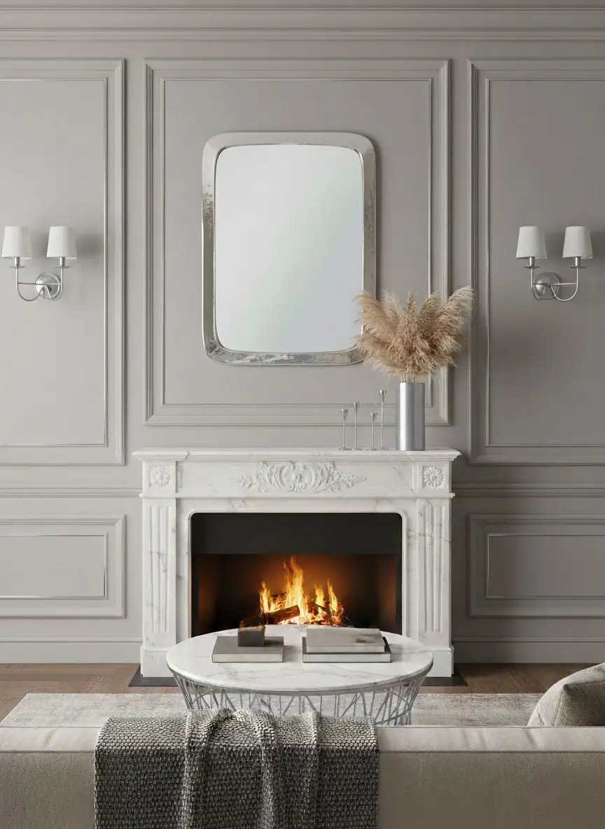 Handcrafted Rectangle Brass Wall Mirror