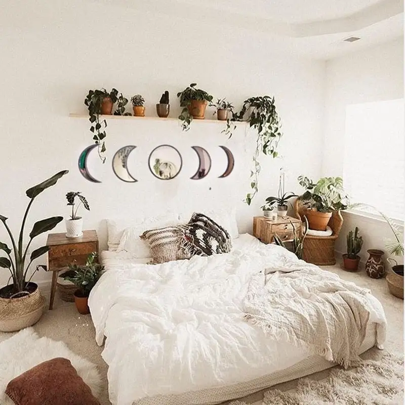 Ceramic Wooden Glass Decorative Wall Mirror