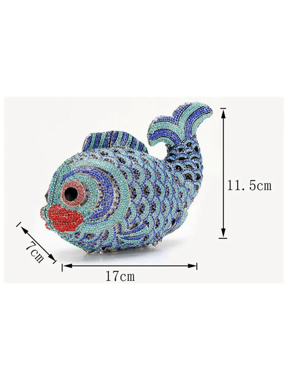 Junia Diamond-Inlaid Carp Clutch
