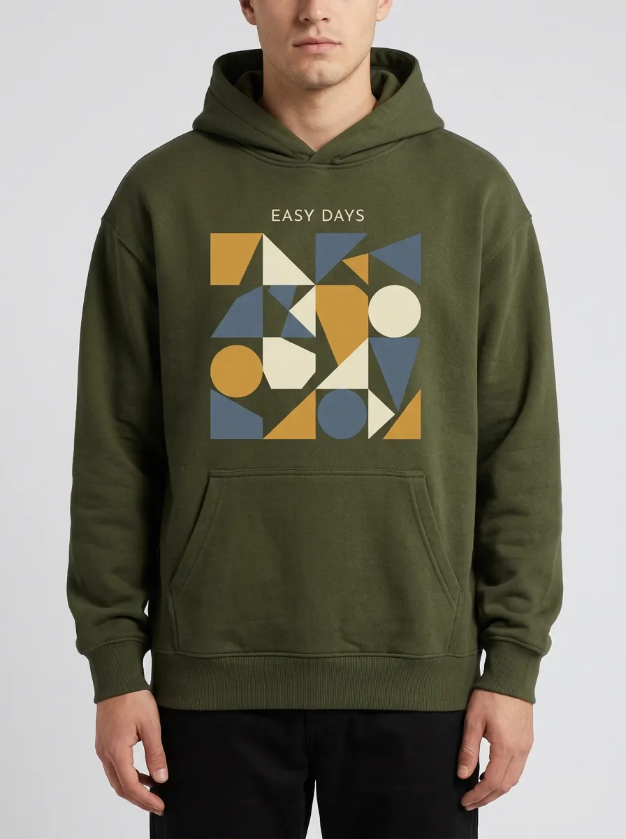 Easy Days Geometric Hoodie