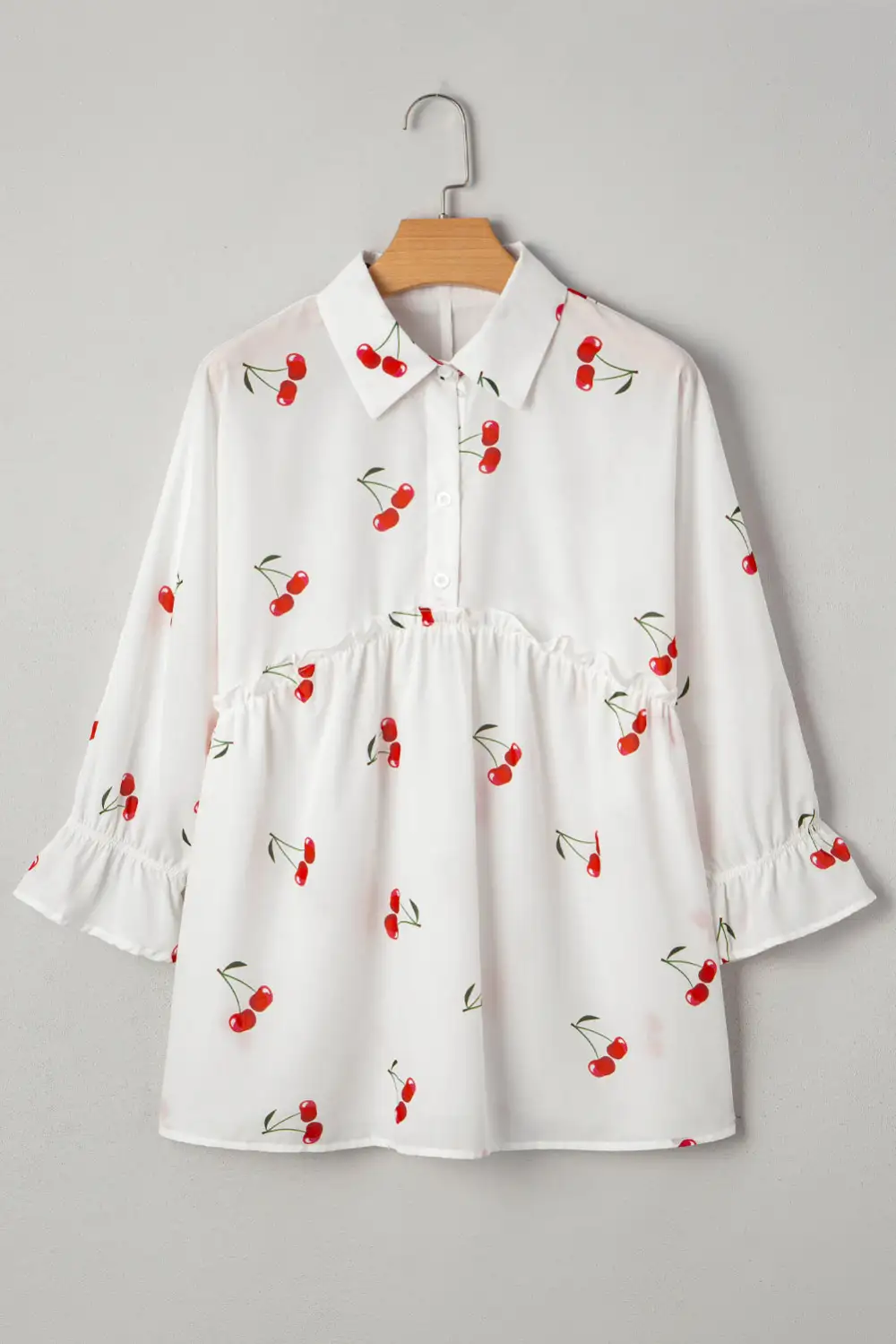 Frilled Collared Blouse