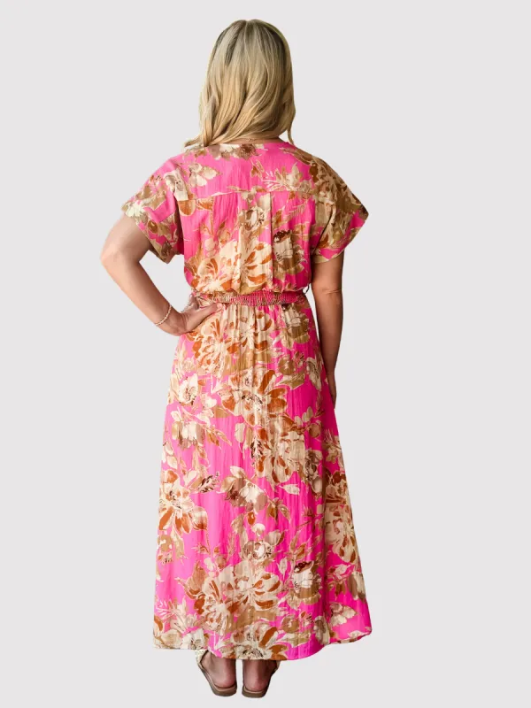 Classic Floral Maxi Dress