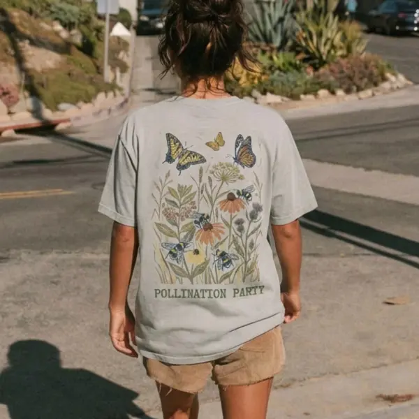 Pollination Bloom Cotton Tee