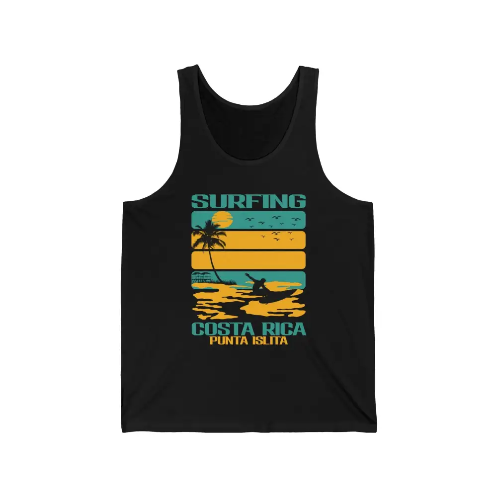 Sunset Surf Graphic Tank Top