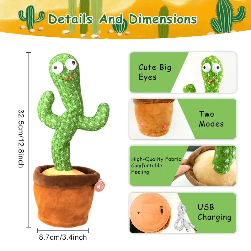 Dancing Taking Cactus For Children