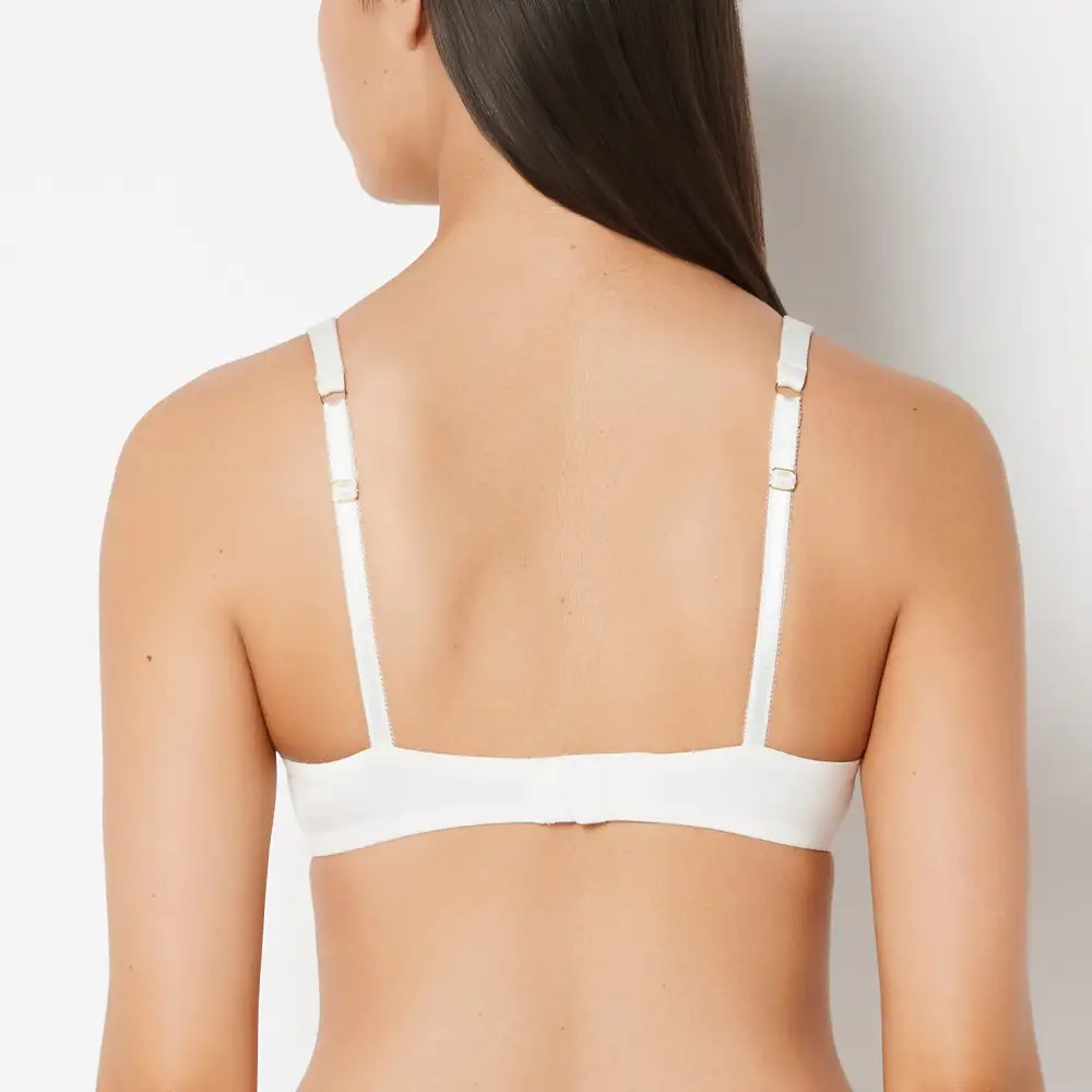 Lightly Lined Full Coverage Bra With Afterglow Lace Trim