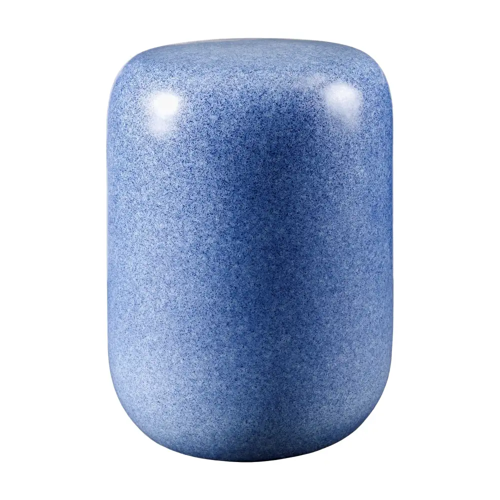 Cylindrical Glazed Ceramic Garden Stool