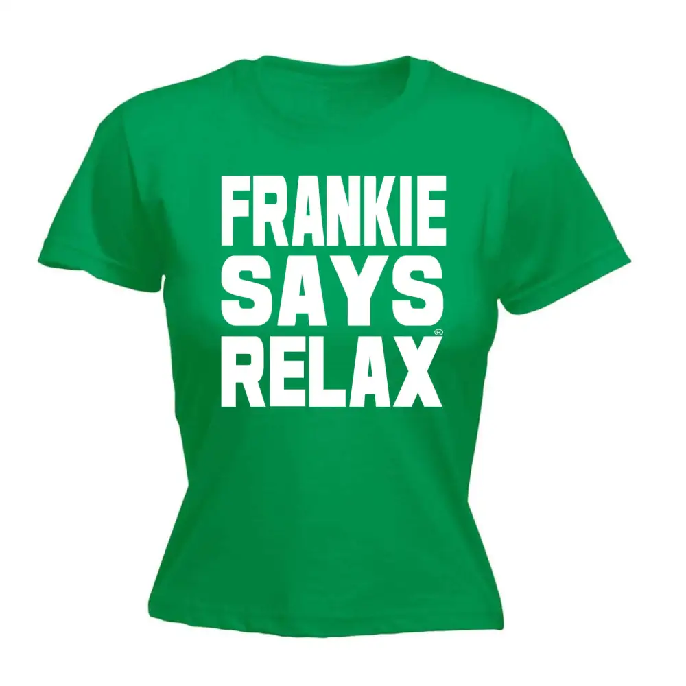 Relax Statement Graphic Fitted Tee