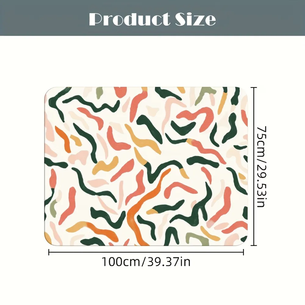 Wavy Abstract Car Trunk Mat