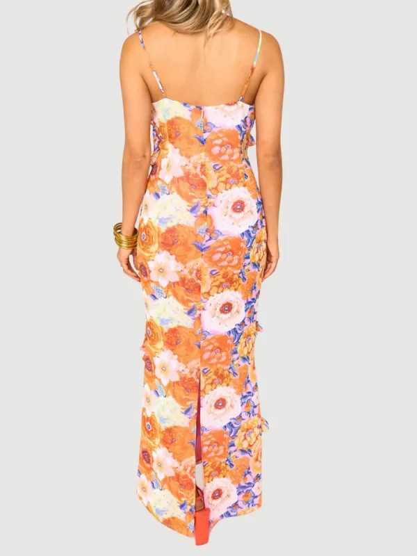 Ruffled Maxi Dress