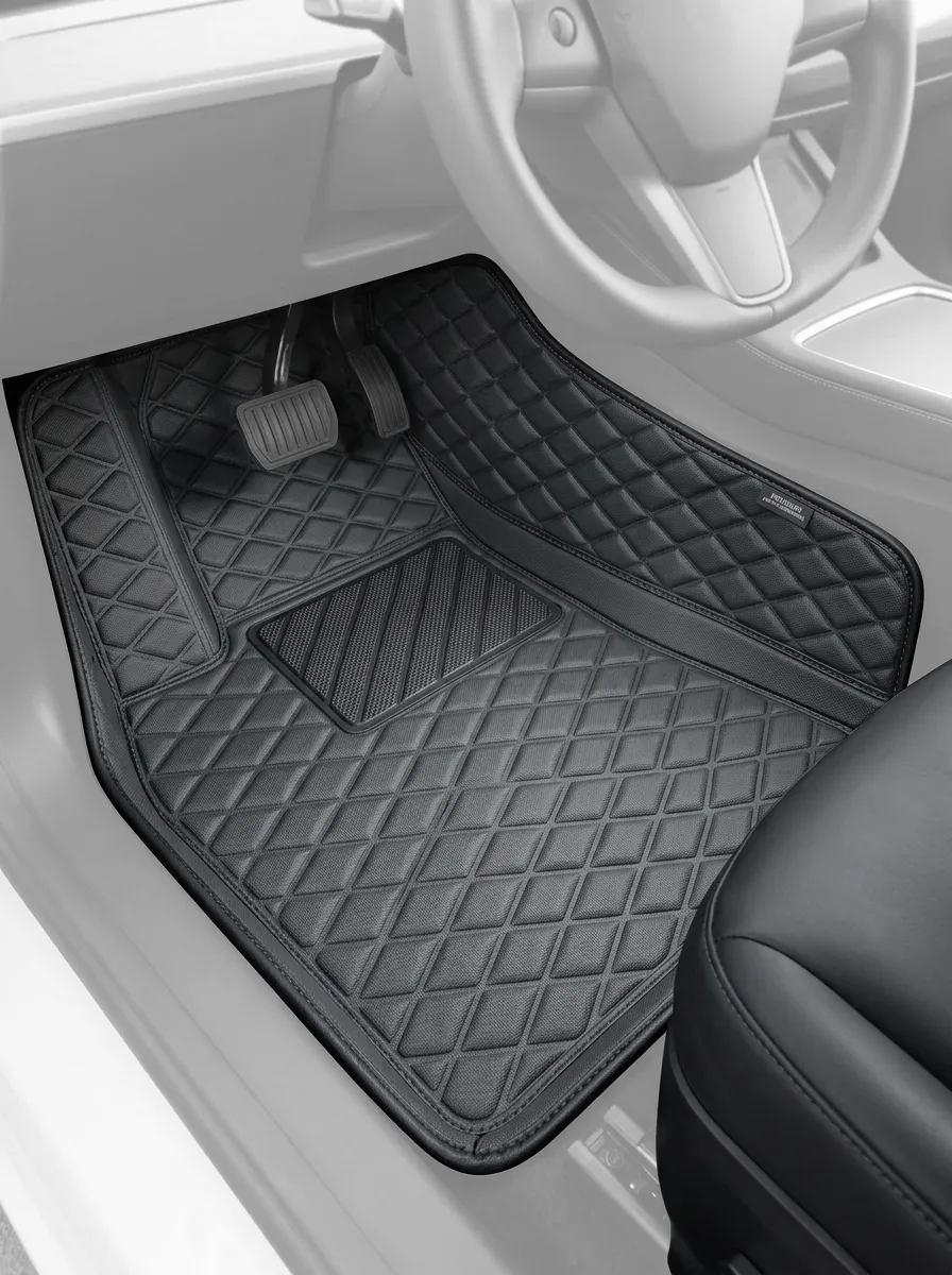 Diamond Quilted Automotive Floor Mat
