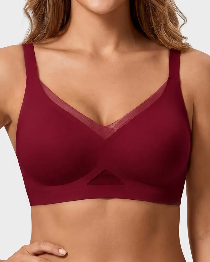 All Day Comfort Wireless Mesh Bra