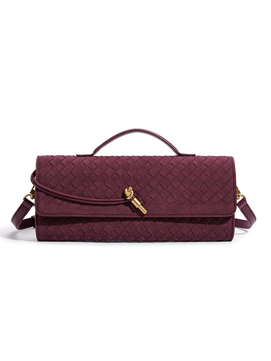 Aurora Hand-Woven Matte Cowhide Bag