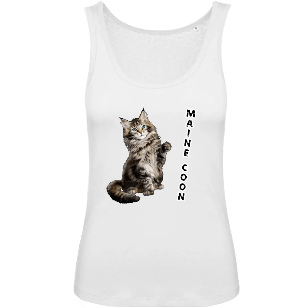 Longhair Cat Graphic Tank