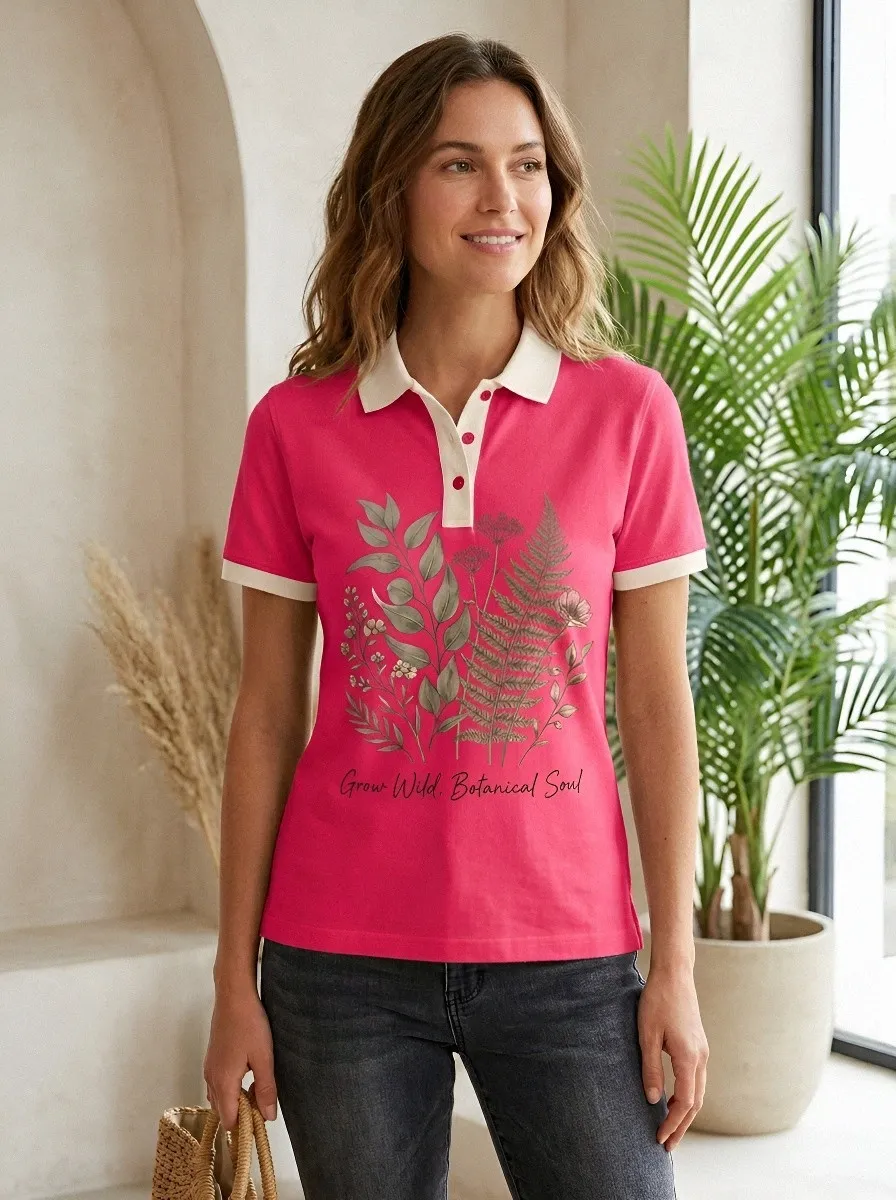 Nature Lover Botanical Casual Shirt Modern