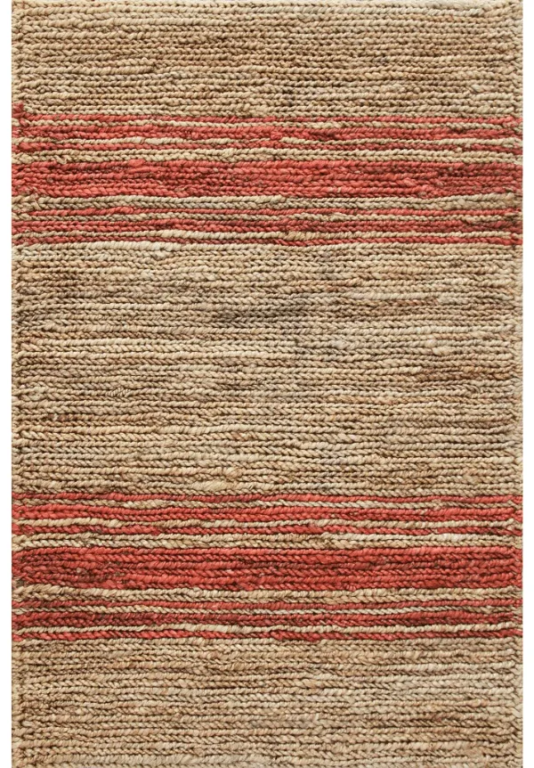 Artisan Detail Flatweave Floral Persian Inspired Wool Jute Runner Rug