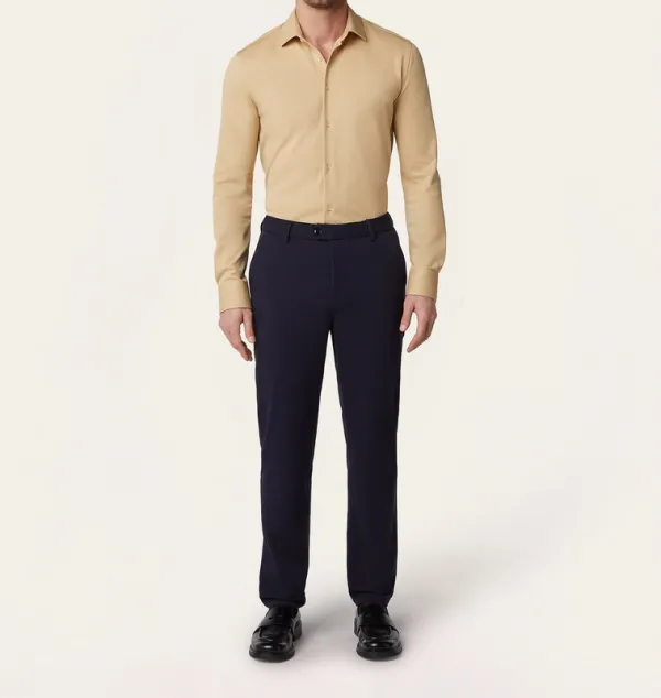 Knit Non-Iron Shirt Sand