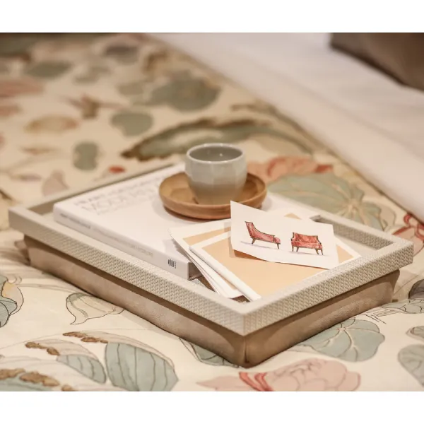Leather Bed Tray