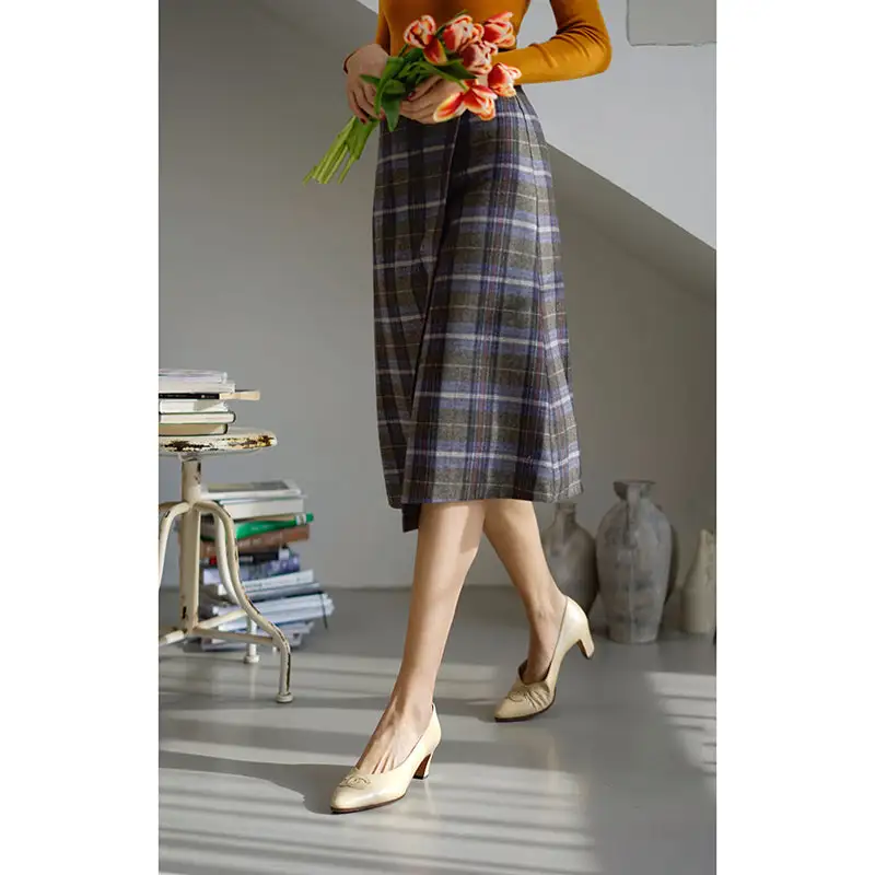 Versatile Utility Everyday Casual Polyester Skirt