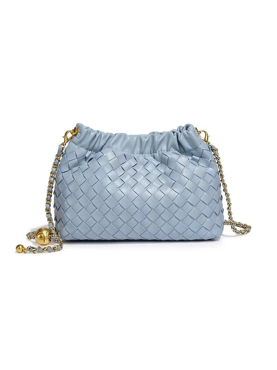 Valentina Hand-Woven Cloud Bag