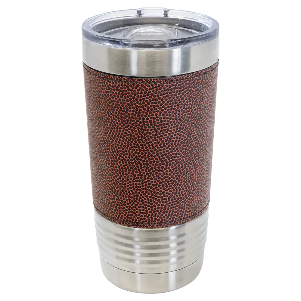 Faux Leatherette Finish Stainless Steel Tumbler