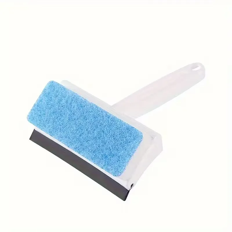 2-in-1 Sponge Scrubber & Squeegee Brush