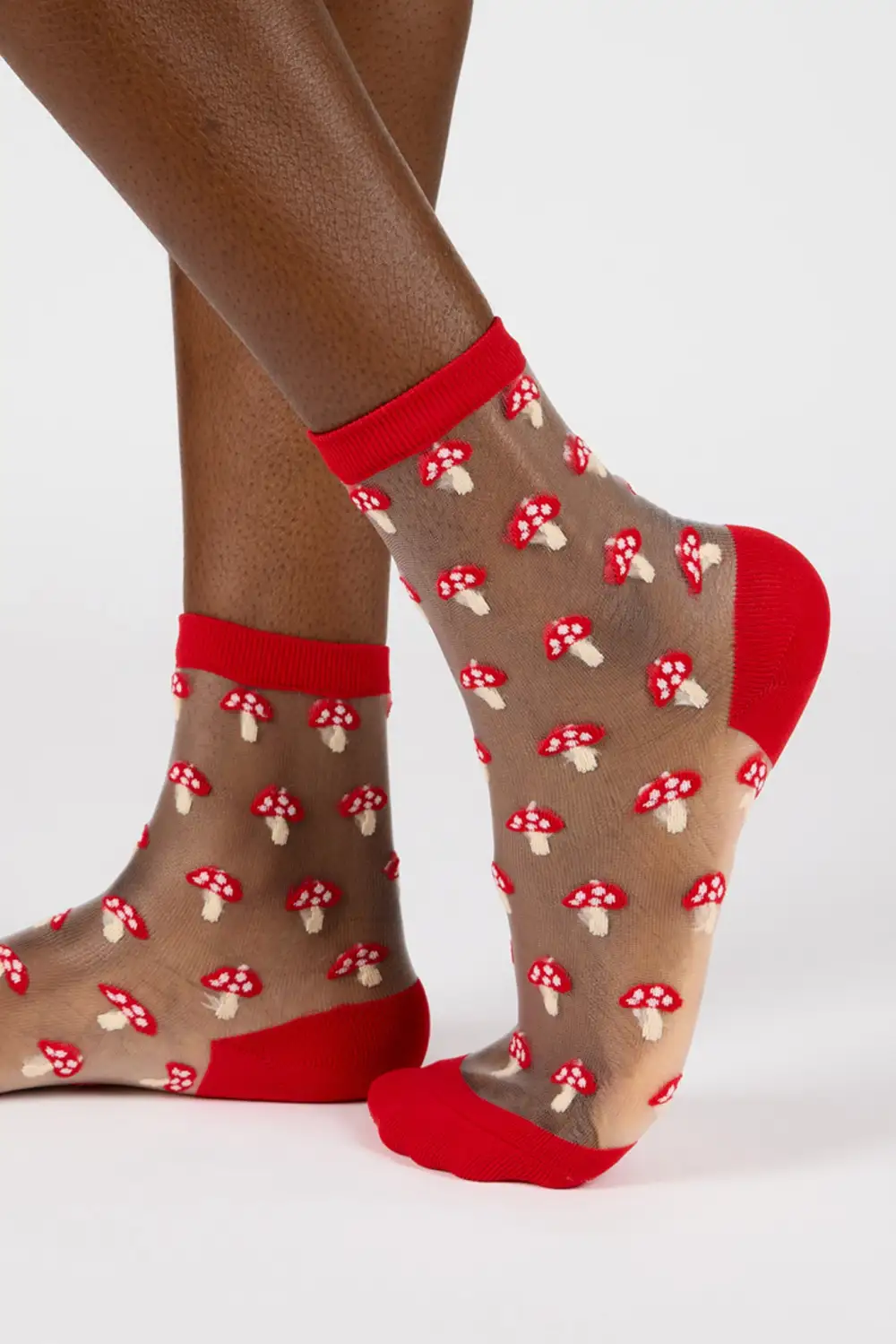 Classic Sheer Mushroom Socks
