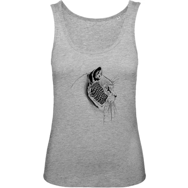 Cat Face Graphic Tank