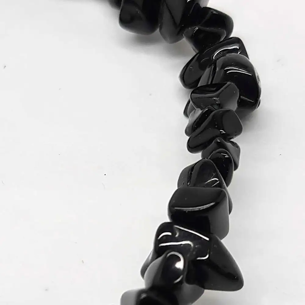 Chip-Stone Stretch Gemstone Crystal Bracelet