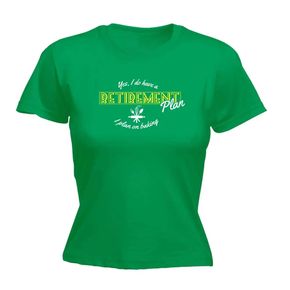 Baking Plan Graphic Fitted Tee