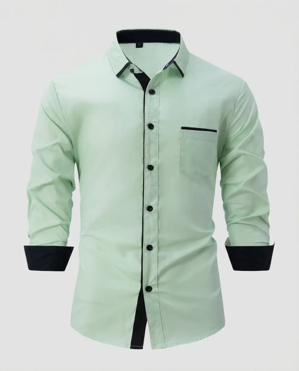 Men's Long-Sleeve Shirt Men's Business With Classic Collar