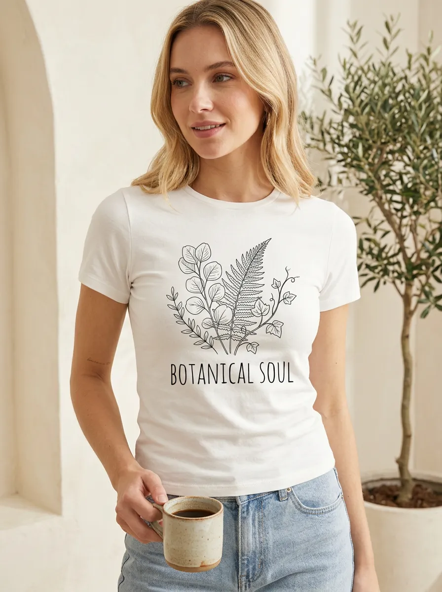 Botanical Soul Fern T-Shirt Relaxed