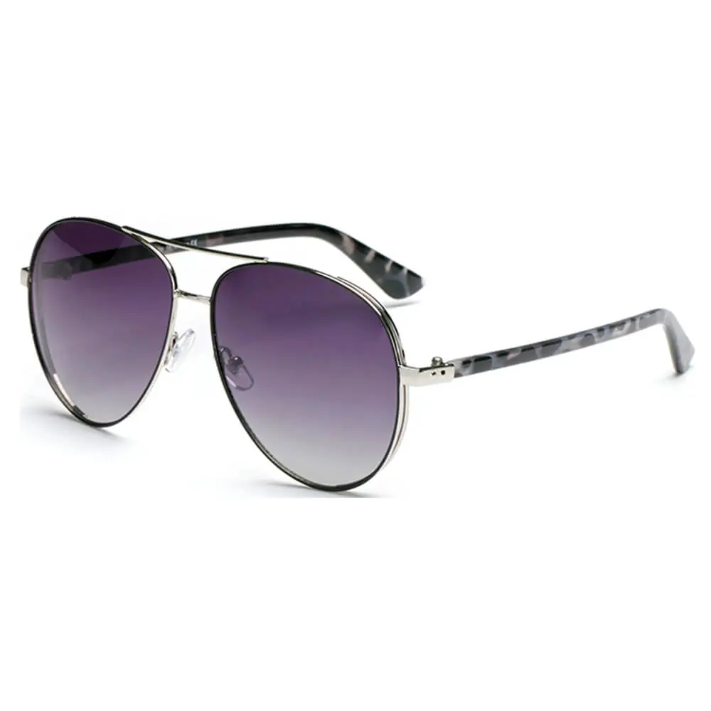 Flat Top Brow Bar Frame Sunglasses
