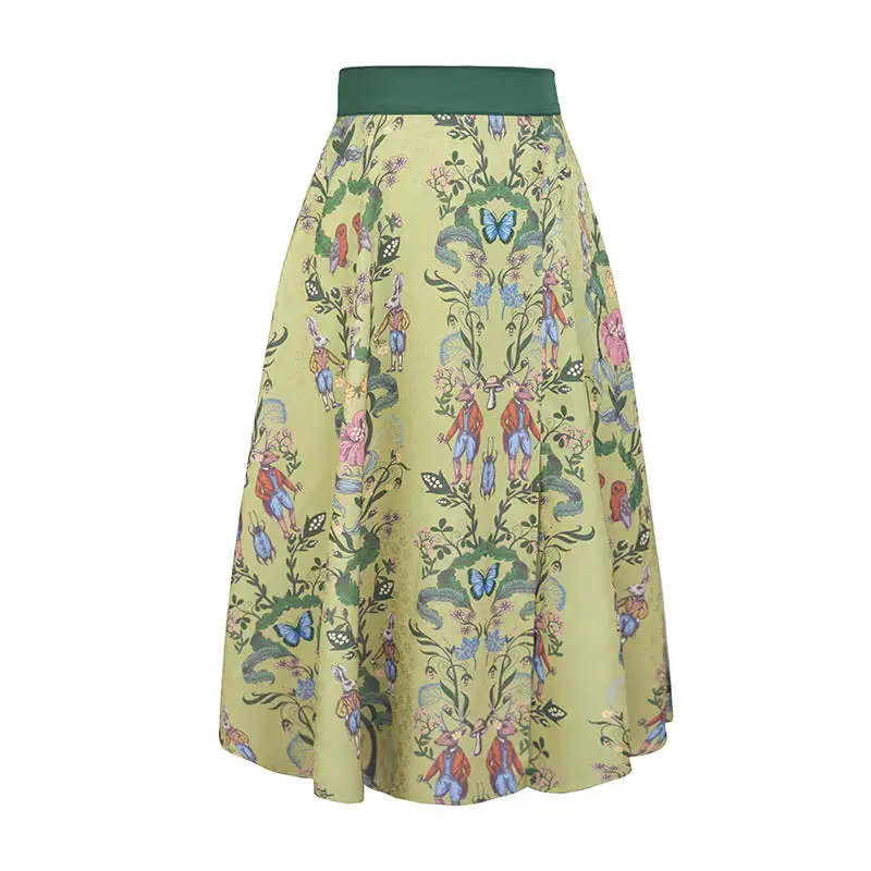 Minimal Daily Everyday Casual Polyester Skirt