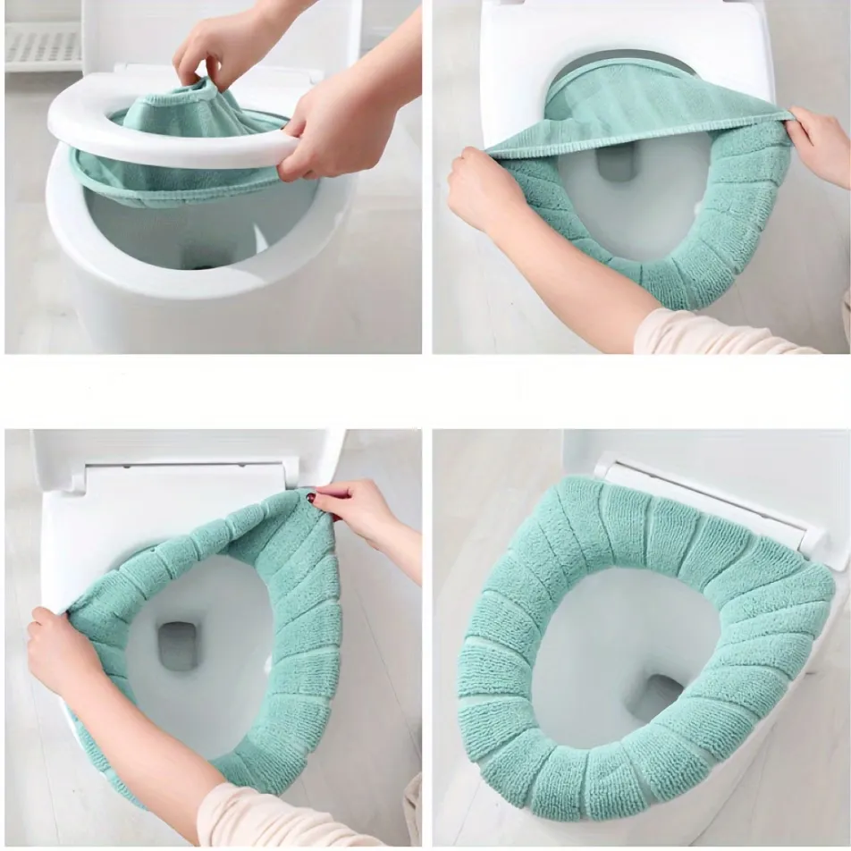 Plush Toilet Seat Cover