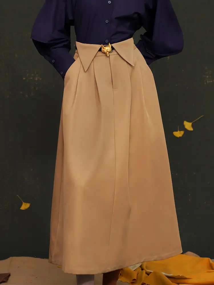 Casual Resort High Waist Skirt