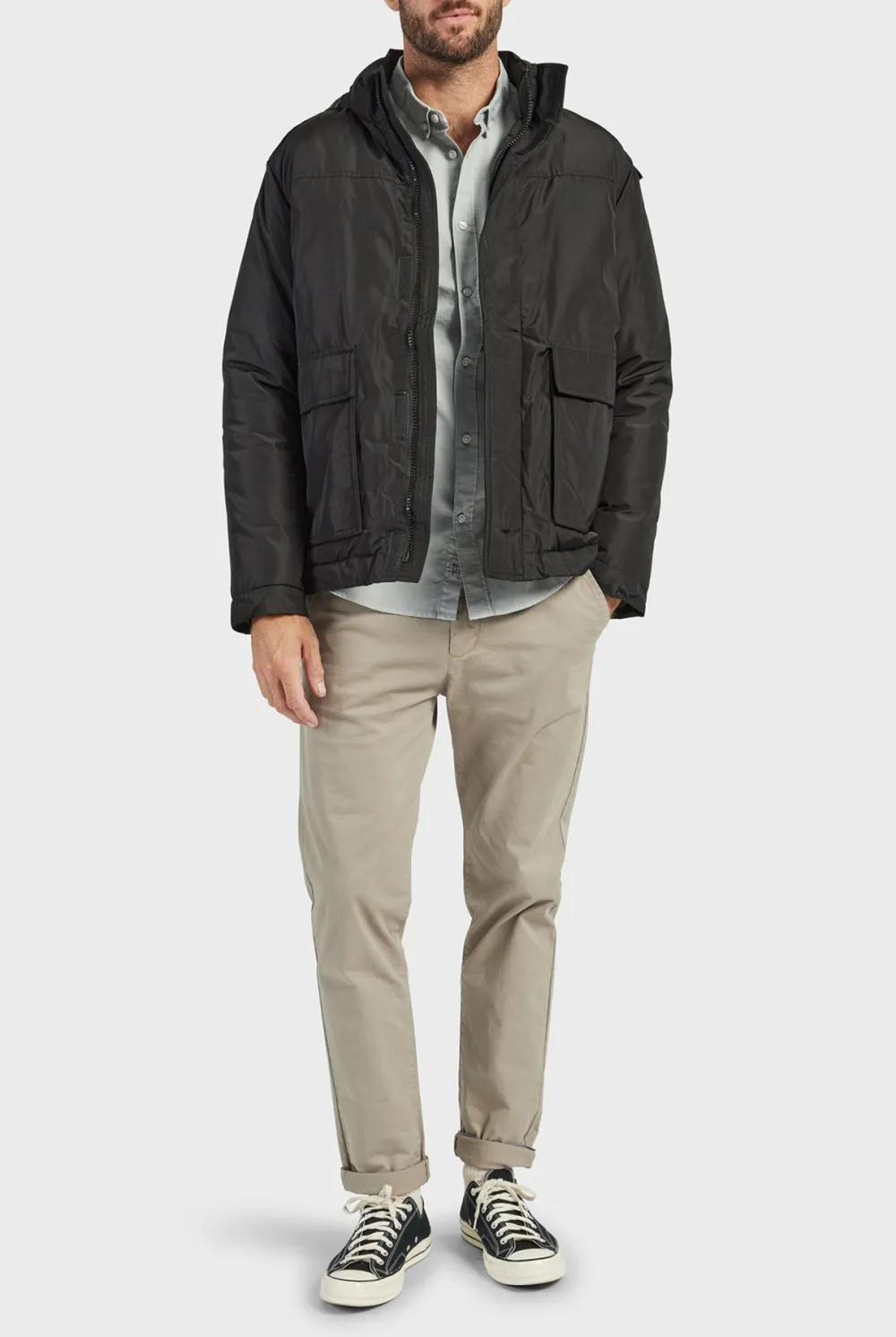 Water Resistant Puffer Insulated Winter Jacket