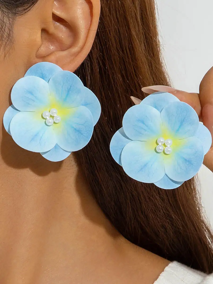 Sculptural Abstract Drop Earrings