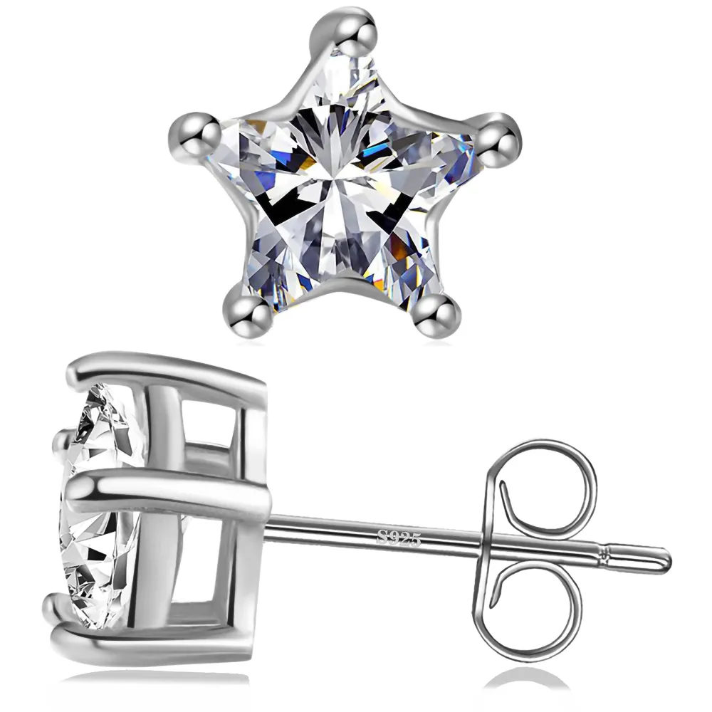 Elegant Crystal-Look Stud Earrings