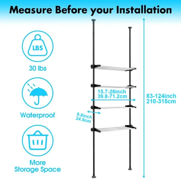 Storage Shelf Above the Toilet
