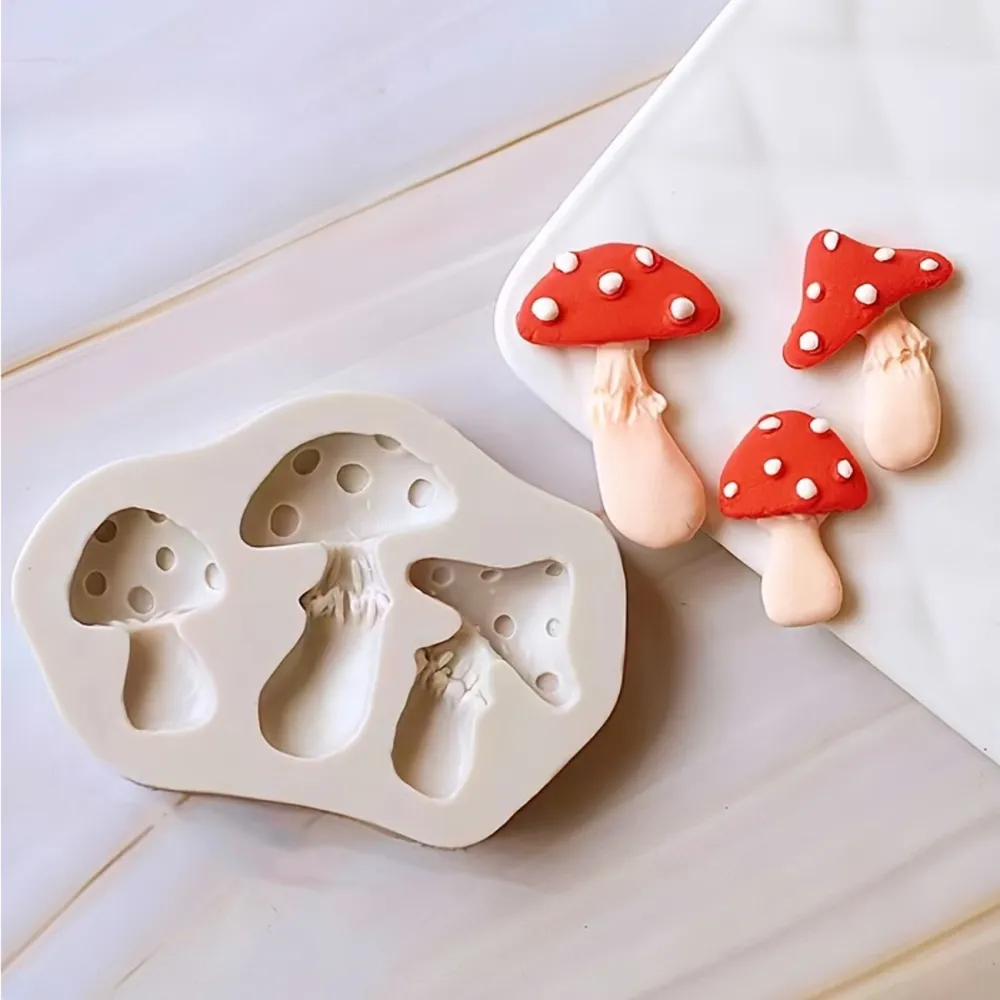 Mushroom Silicone Baking Mold